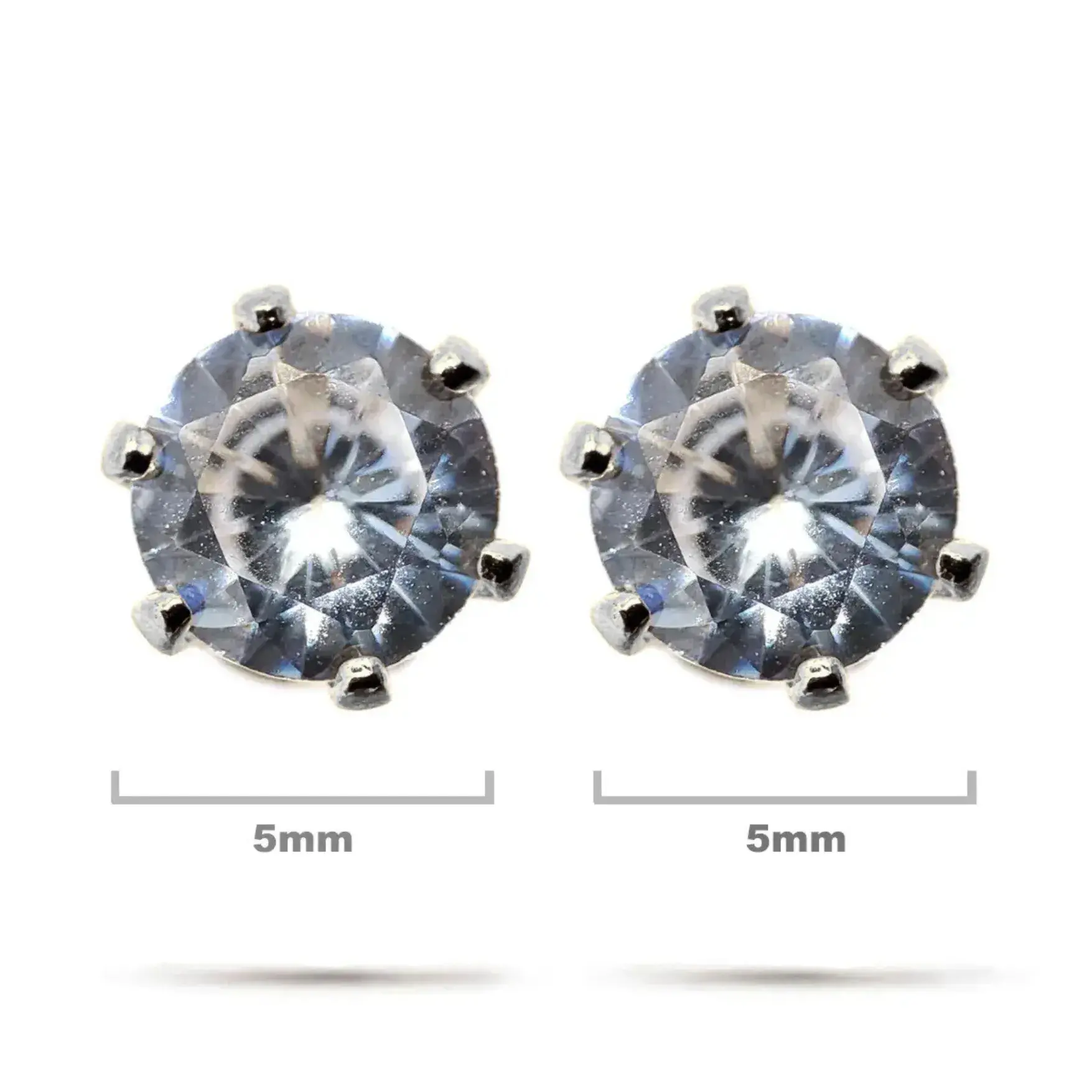 Set Aretes Acero Plateado Broqueles Flechas Triangulo