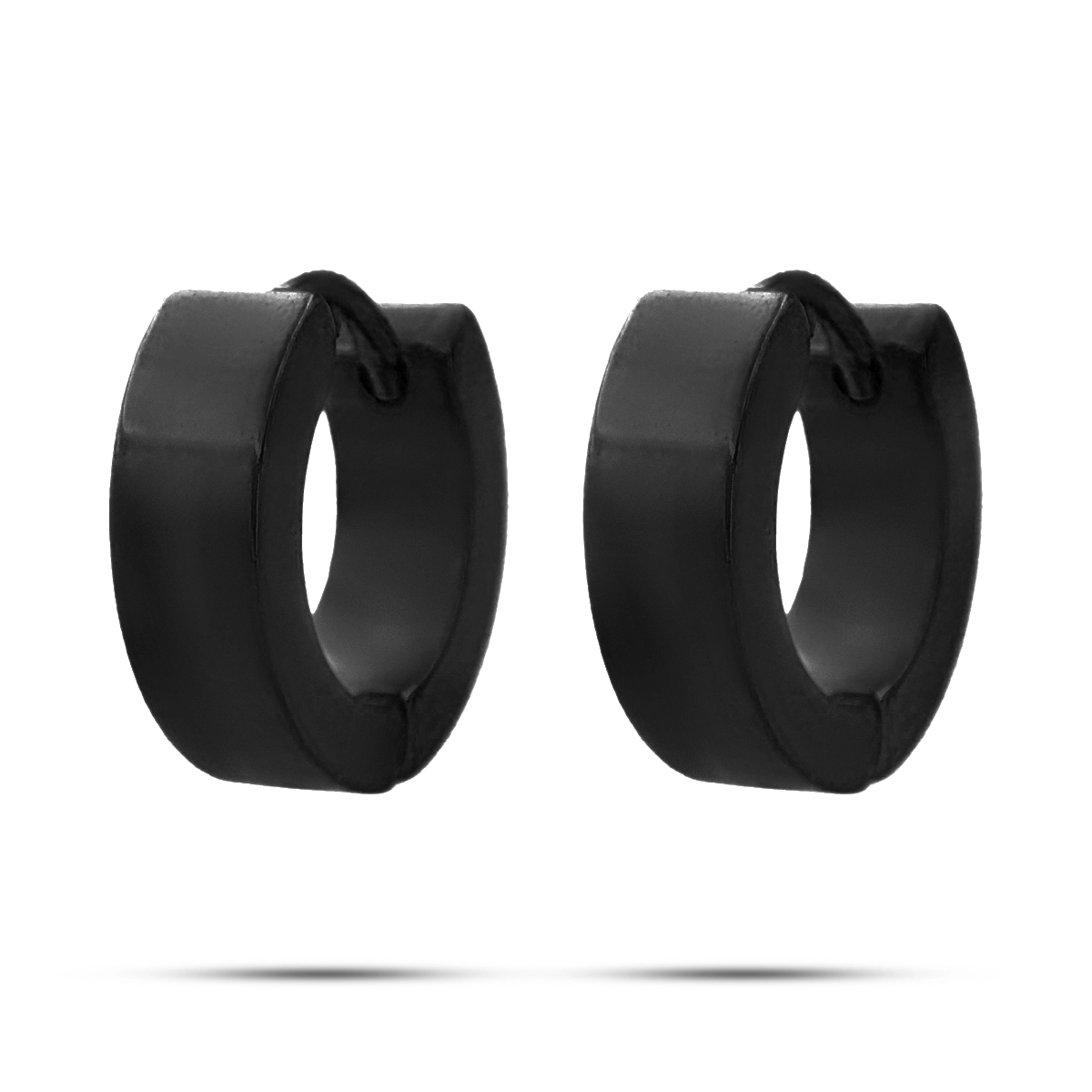 Aretes Acero Inox Arracadas Huggies Lisas Sencillas
