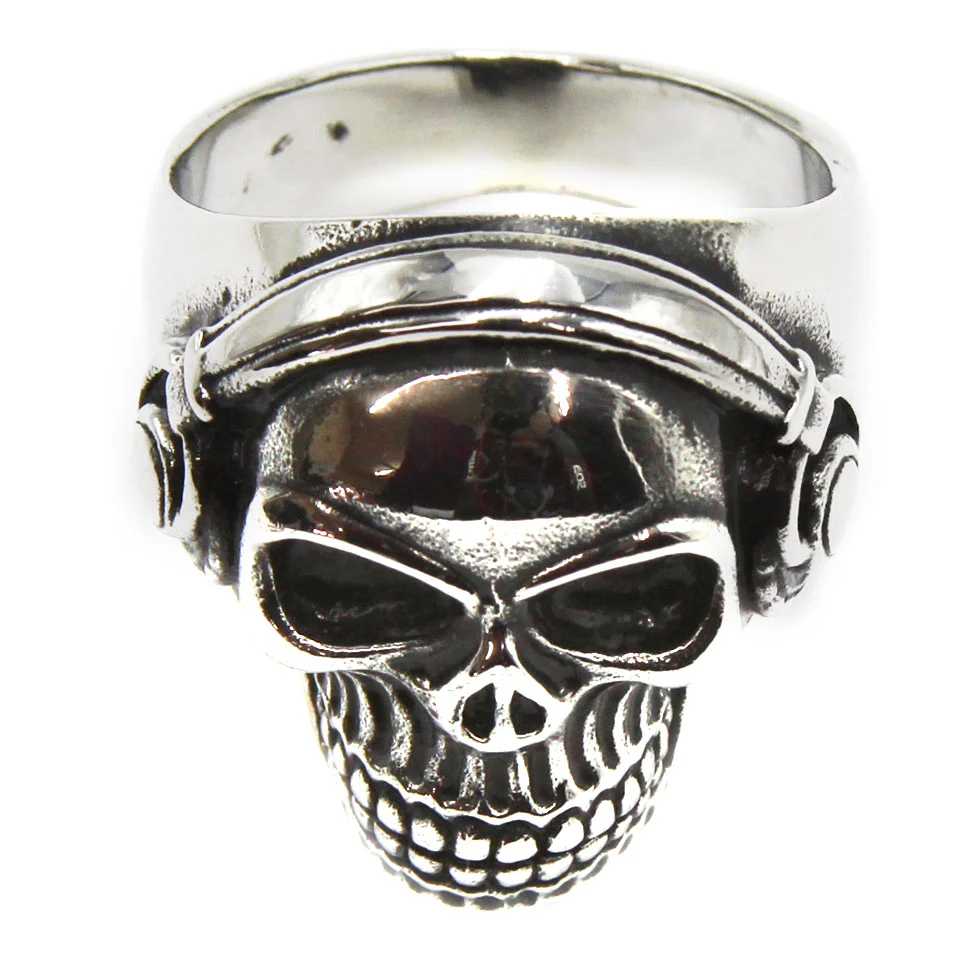Anillo de Acero Inoxidable Calavera Cool Audifonos