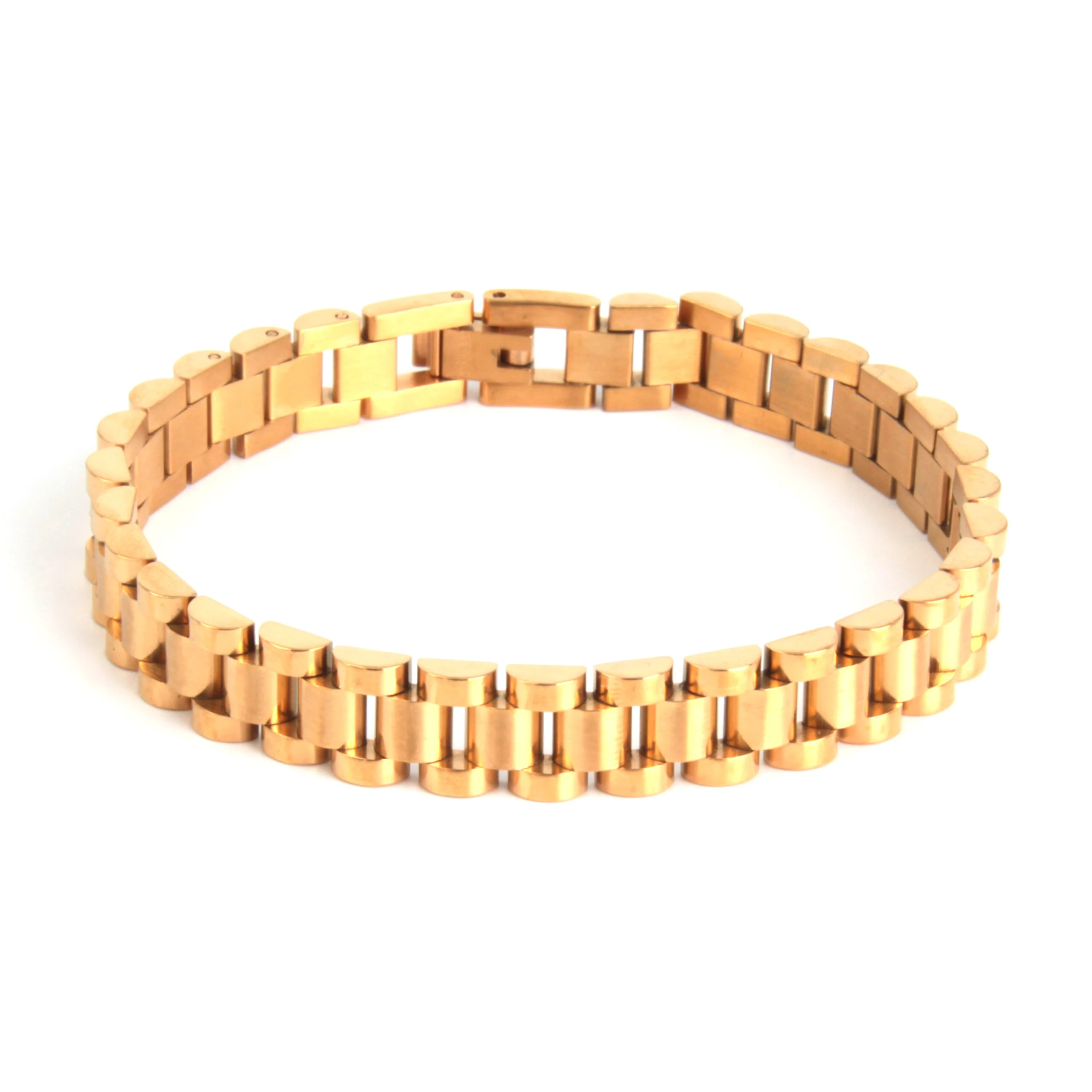 Pulsera Acero Dorado Extensible Magno Gold