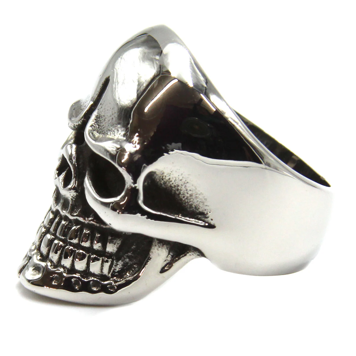 Anillo Acero Inoxidable Calavera Biker