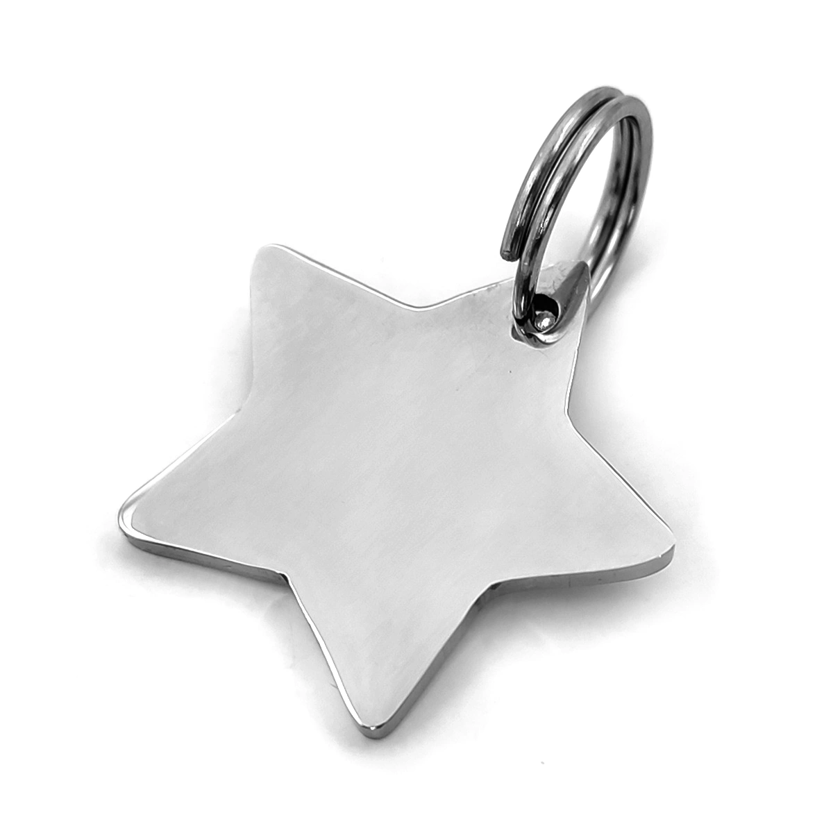 Placa de Identificación para Mascota Forma Estrella