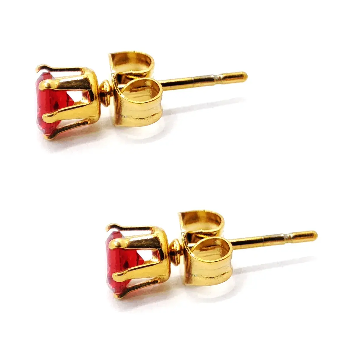 Triple Par de Aretes y Broqueles Acero Inox Ojo Turco