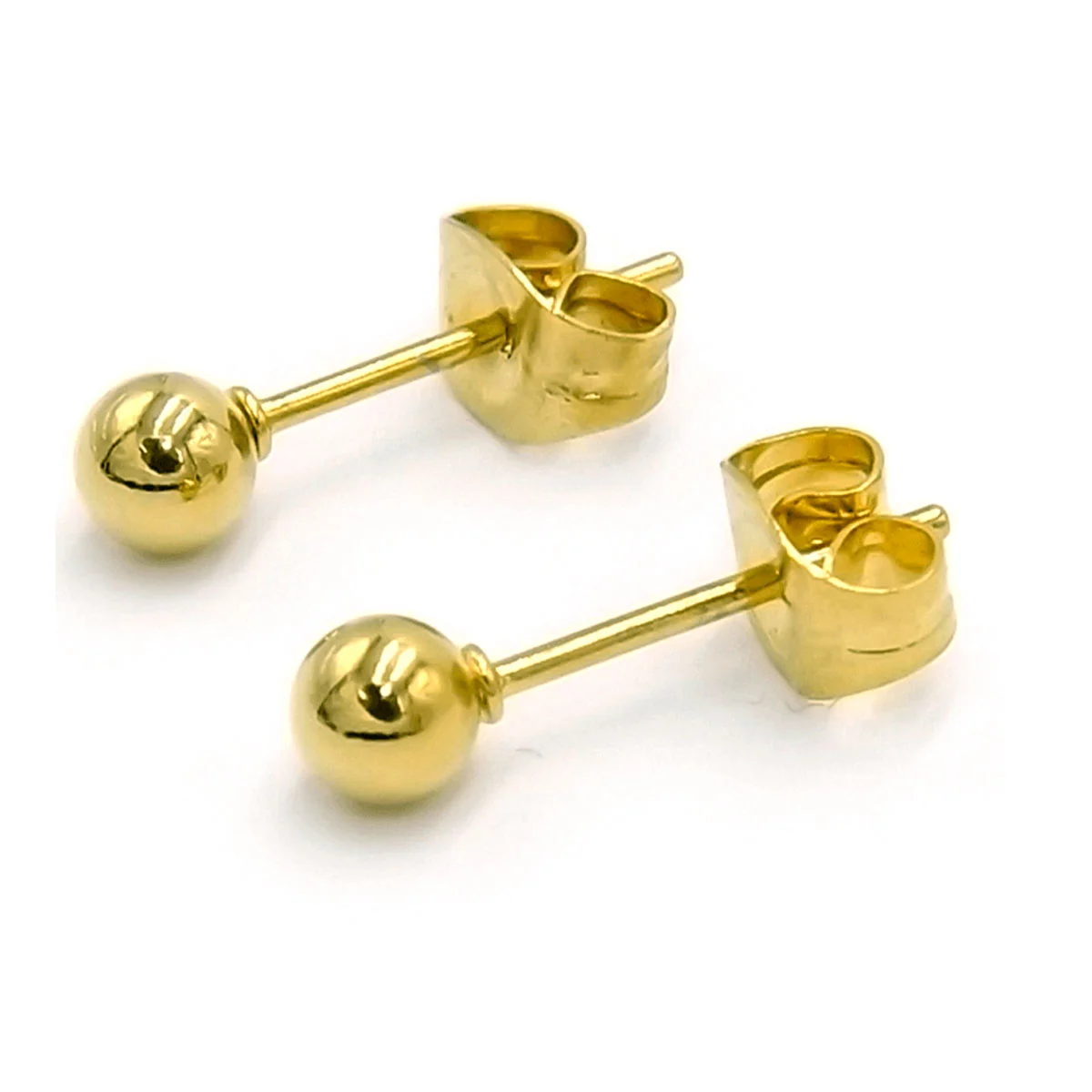 Set Joyeria Acero Inox Dorado Bella Flor Tulipan Morado