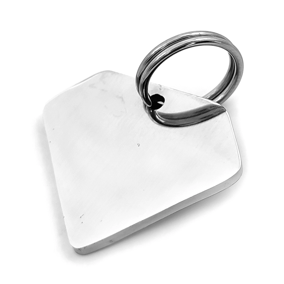 Placa de Identificación para Mascota Forma Diamante
