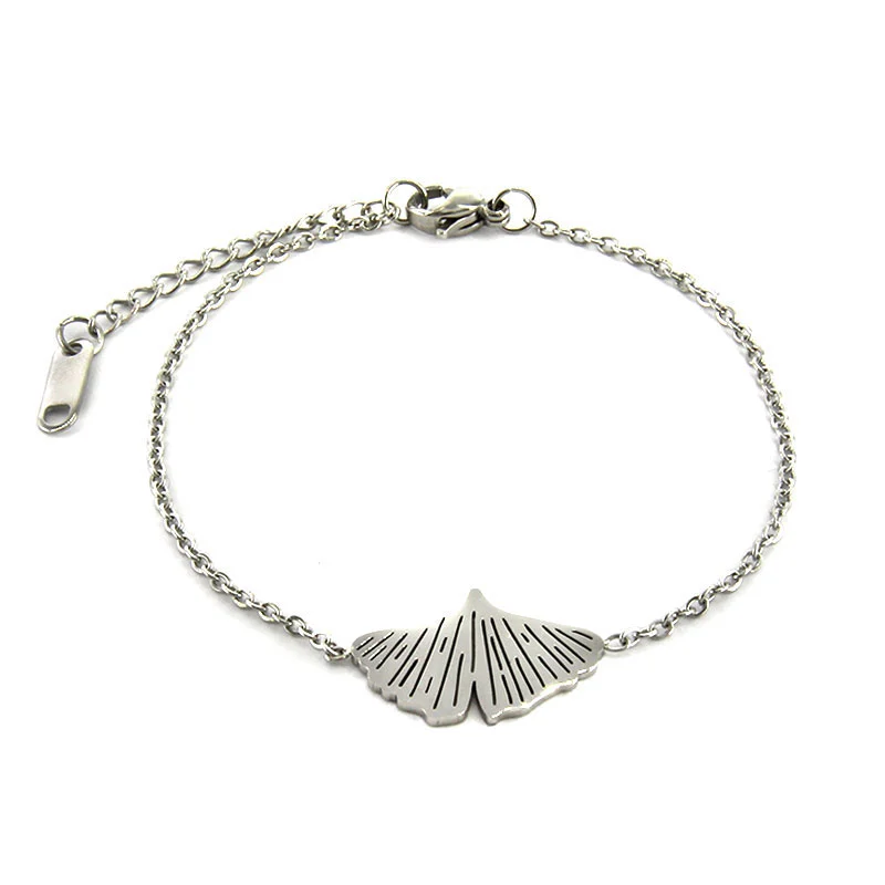 Pulsera Acero Inox Plateado Cola Sirena Amuleto Libertad