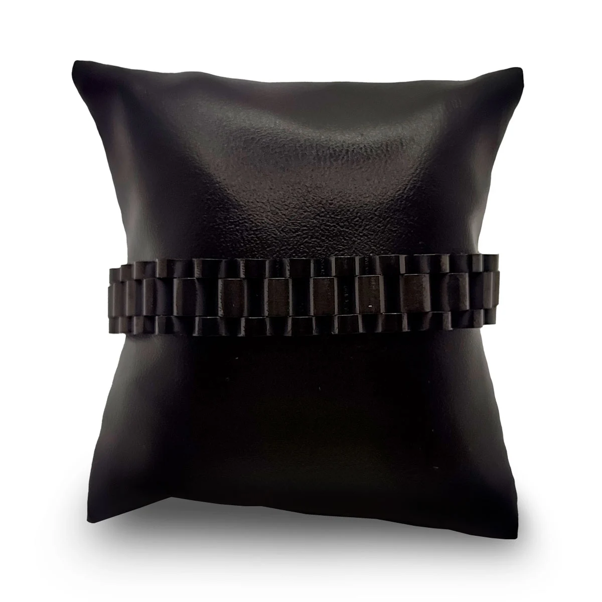Pulsera Acero Inox Negro Extensible de Reloj Eslabones