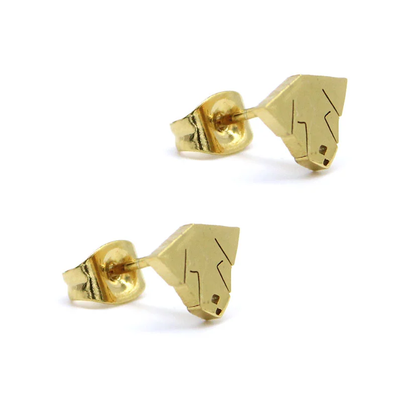 Set de Joyeria Acero Inoxidable Dorado Mascota Perrito