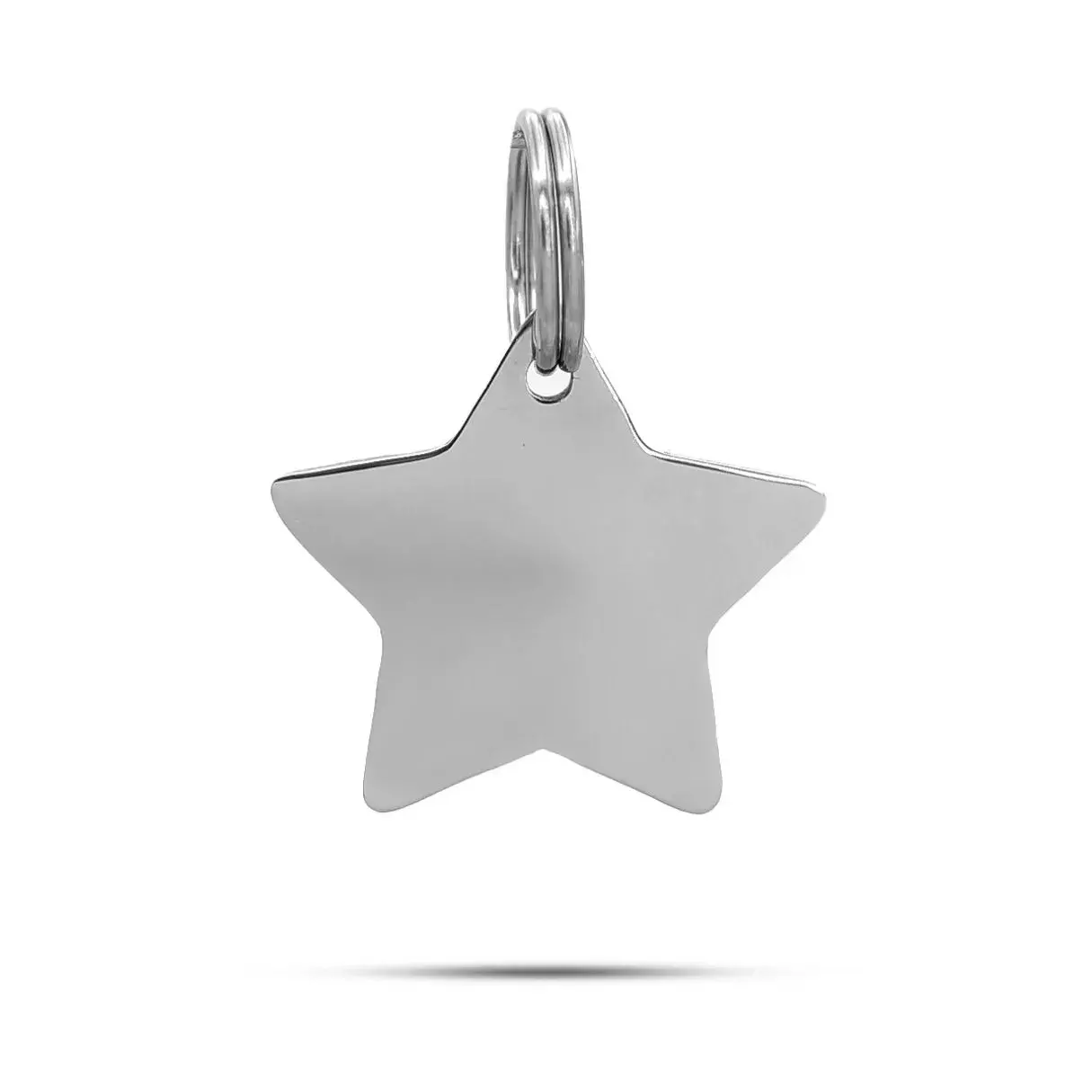 Placa de Identificación para Mascota Forma Estrella