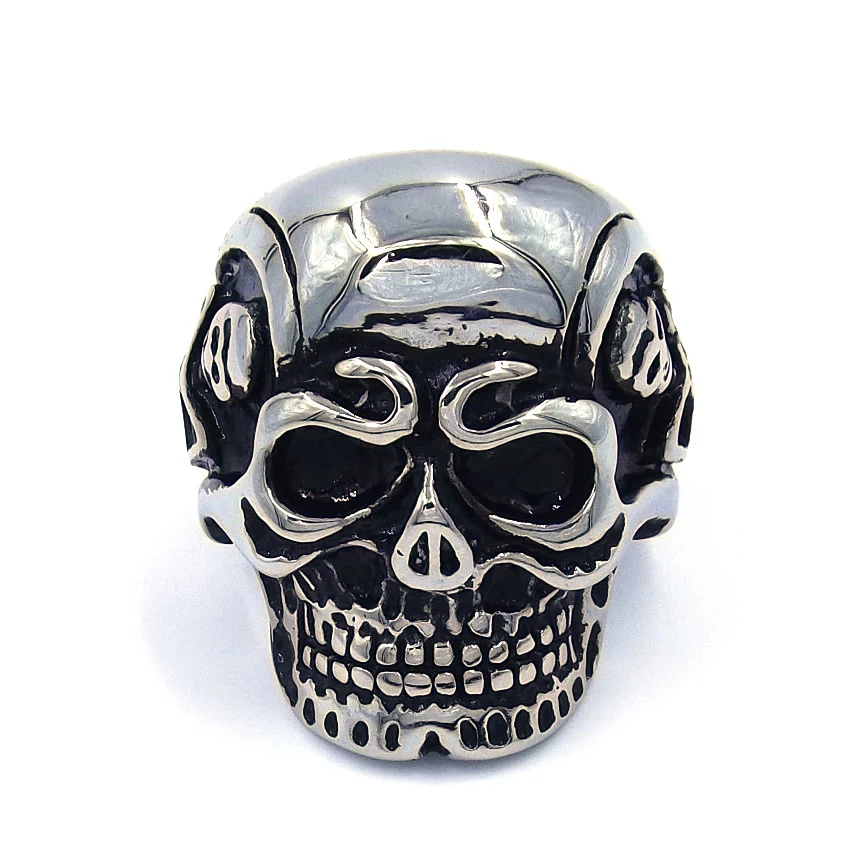 Anillo Acero Inoxidable Calavera Cráneo Skeleton