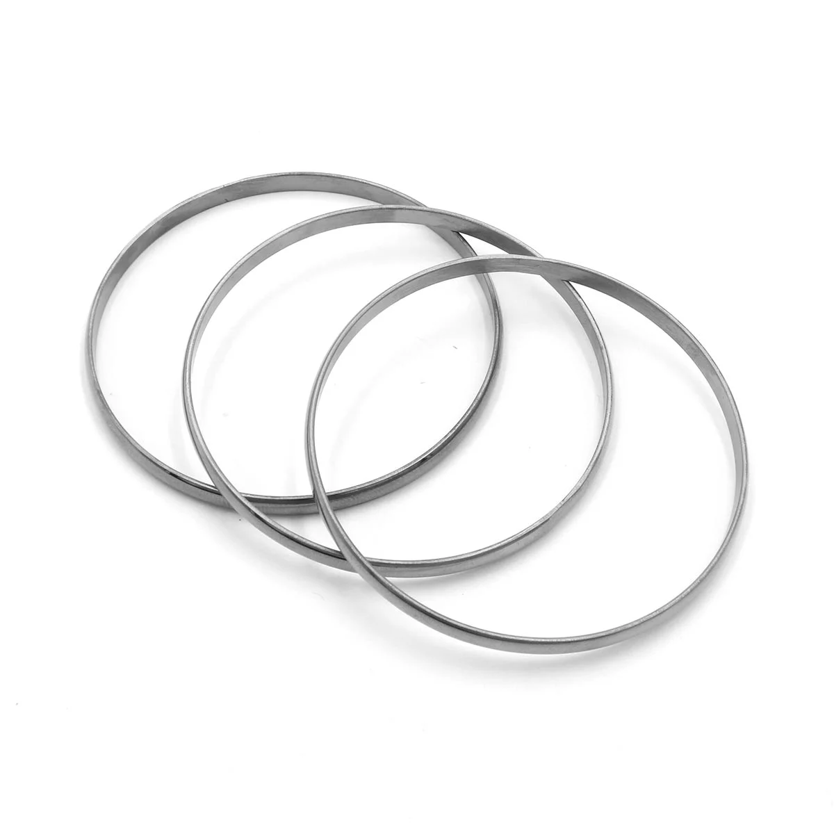 Pulsera Brazalete Acero Plateado Tipo Pulso Para Niña